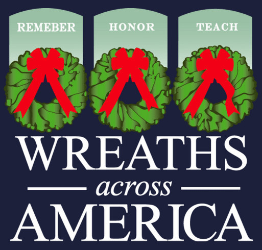 Wreaths Across America - Project Smile PA0163 shirt design - zoomed