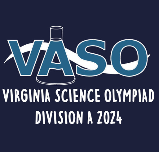 Virginia Science Olympiad Commemorative 2024 Div. A Shirts shirt design - zoomed