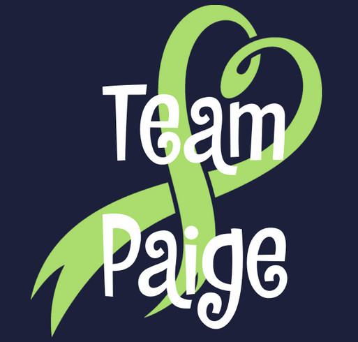 Team Paige shirt design - zoomed