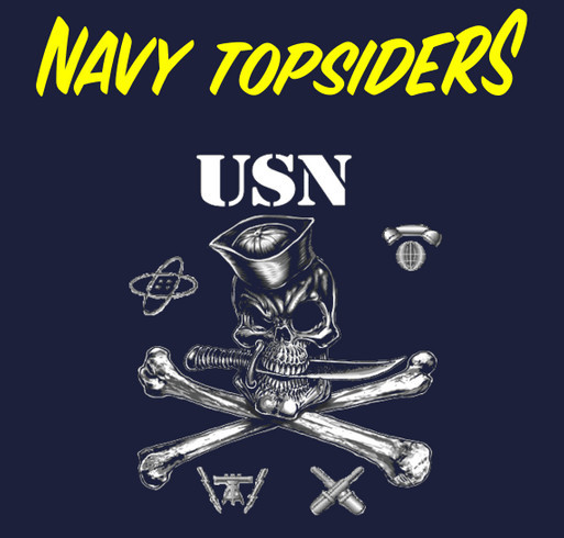 Topsiders Navy Shirts shirt design - zoomed