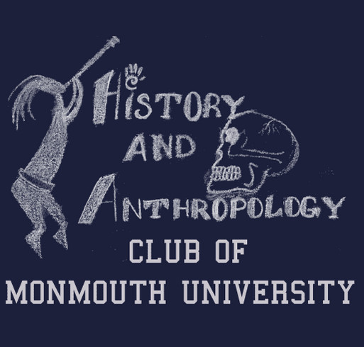 Monmouth University History/Anthropology Club shirt design - zoomed