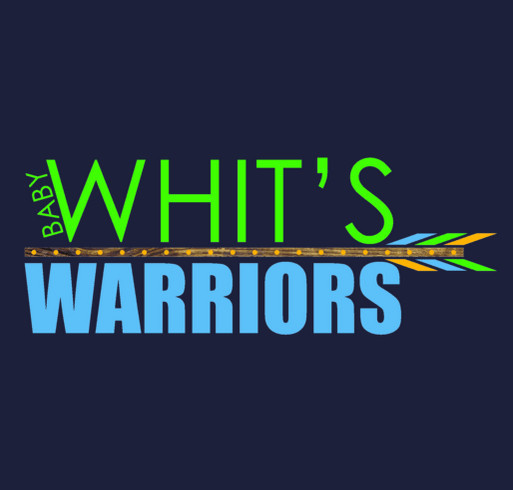 Baby Whit's Warriors shirt design - zoomed