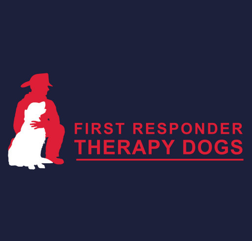 First Responder Therapy Dogs 100 Certified Teams Fundraiser shirt design - zoomed