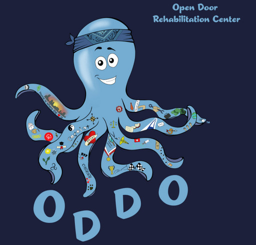 Open Door Rehabilitation Center ODDO T-Shirts shirt design - zoomed