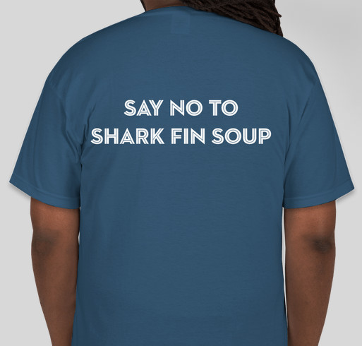 Save the Sharks Fundraiser - unisex shirt design - back