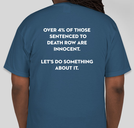 Gonzaga Law Innocence Club Merch Sale Fundraiser - unisex shirt design - back