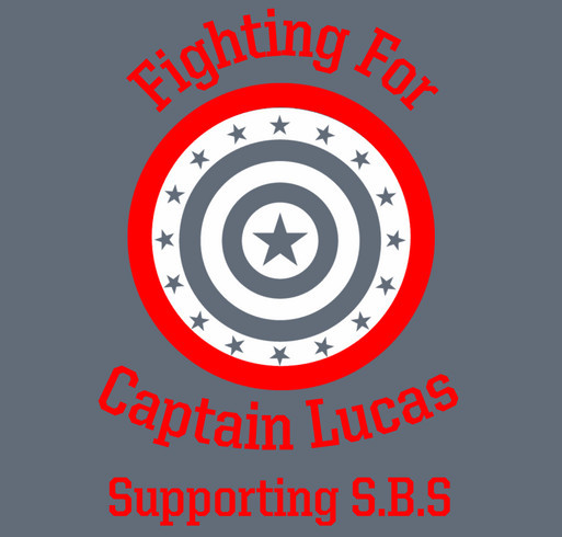 Supporting Captain Lucas' fight with S.B.S shirt design - zoomed