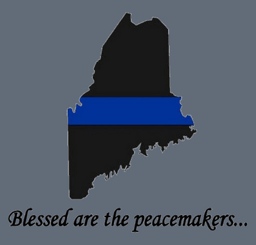Maine Auxiliary - Wives Behind The Badge shirt design - zoomed