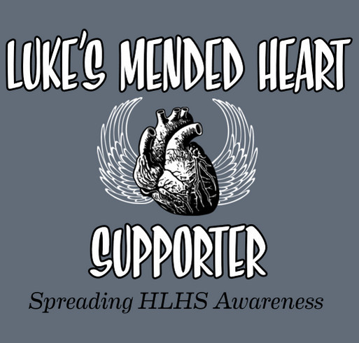 Luke's Mended Heart shirt design - zoomed
