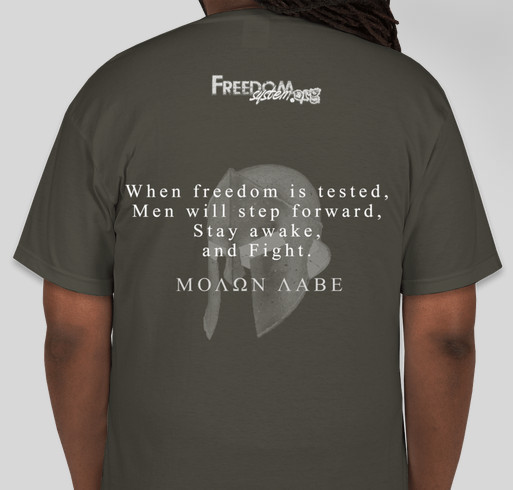 FreedomSystem.org's Non-Profit Drive Fundraiser - unisex shirt design - back