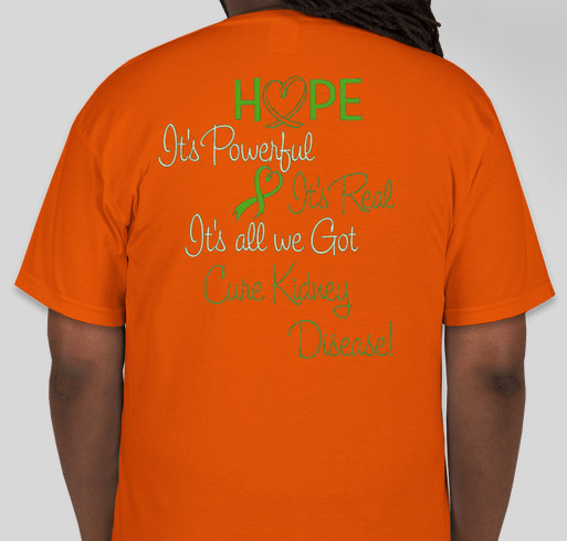 Hope for Harper Fundraiser - unisex shirt design - back