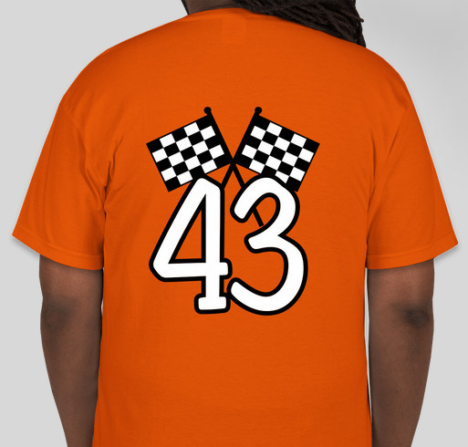 Vincent Racing Fundraiser - unisex shirt design - back
