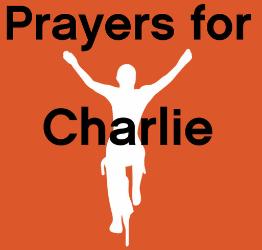 Prayers for Charlie shirt design - zoomed