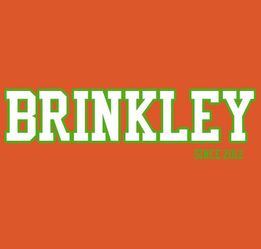 Team Brinkley shirt design - zoomed