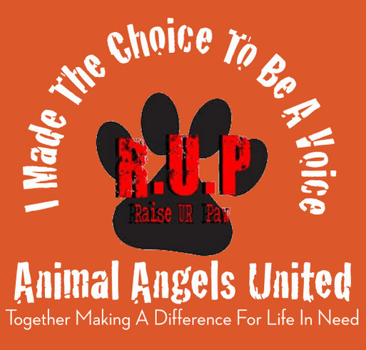 Animal Angels United shirt design - zoomed