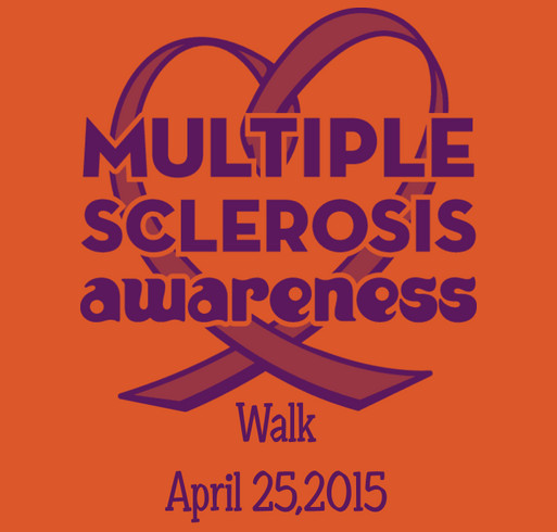 Help find a CURE of Multiple Sclerosis shirt design - zoomed