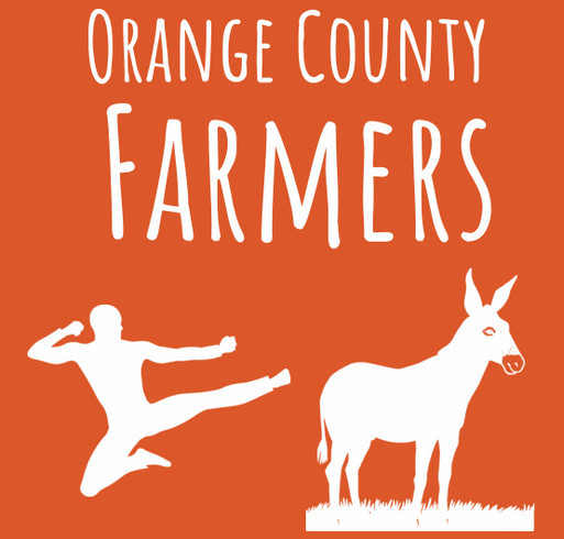 Orange County Farmers shirt design - zoomed