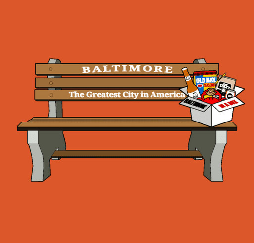 Baltimore Box for the MD SPCA shirt design - zoomed