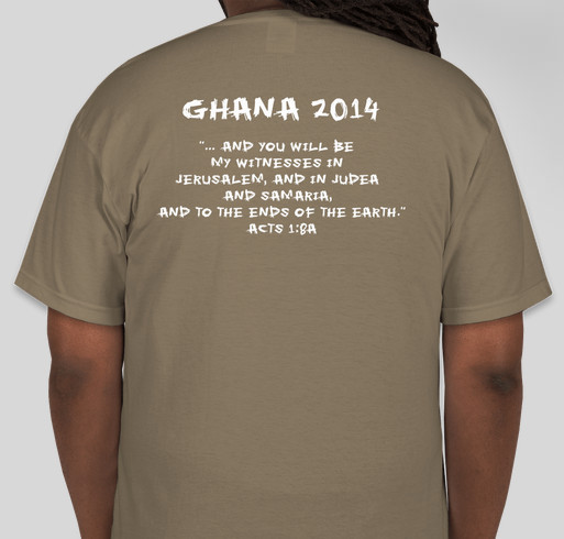 Evan Walsh Ghana Fundraiser Fundraiser - unisex shirt design - back
