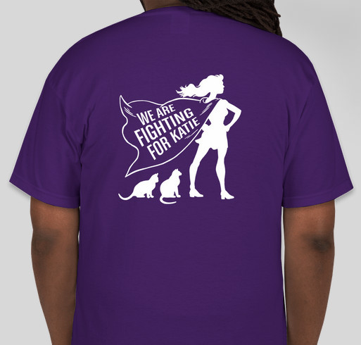 Katie's Krew Fundraiser - unisex shirt design - back