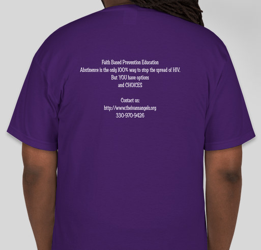 Faith Based Prevention Education Fundraiser - unisex shirt design - back