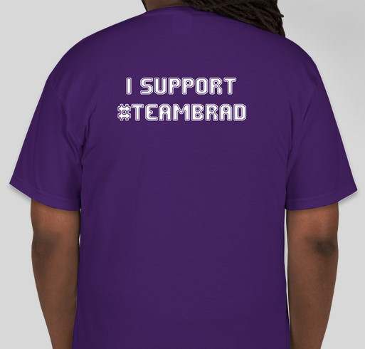 Team BRAD Fundraiser Fundraiser - unisex shirt design - back