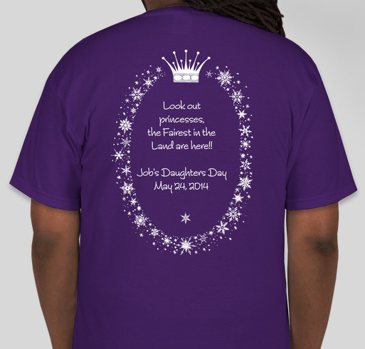 California Job's Daughters and Direct Relief Fundraiser - unisex shirt design - back