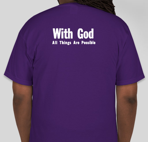 Peggy's Prayer Warriors Fundraiser - unisex shirt design - back