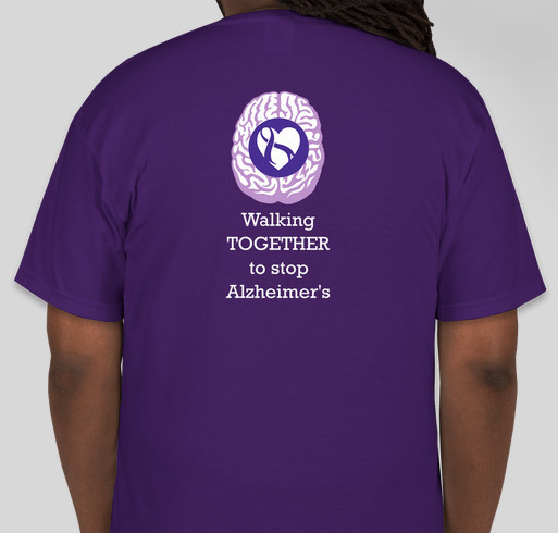 Tetra Tech Walking TOGETHER to stop Alzheimer Fundraiser - unisex shirt design - back