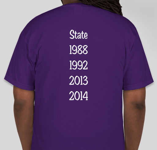Quilcene School Volleyball Fundraiser - unisex shirt design - back