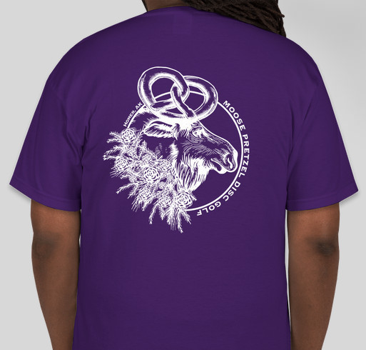 Moose Pretzel T-shirts Fundraiser - unisex shirt design - back