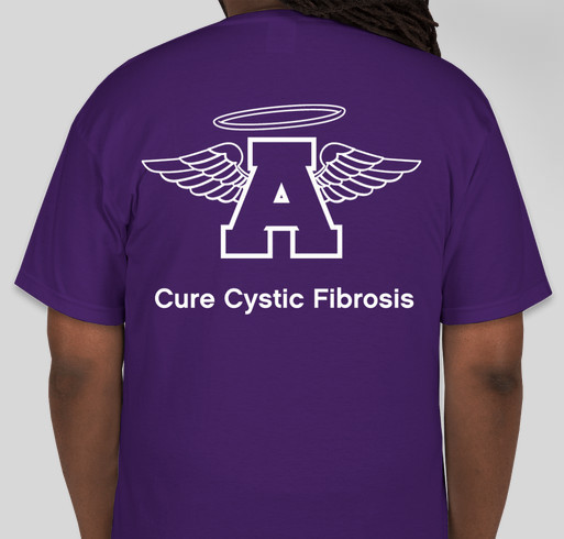 Amelia's Angels Great Strides 2014 Fundraiser - unisex shirt design - back