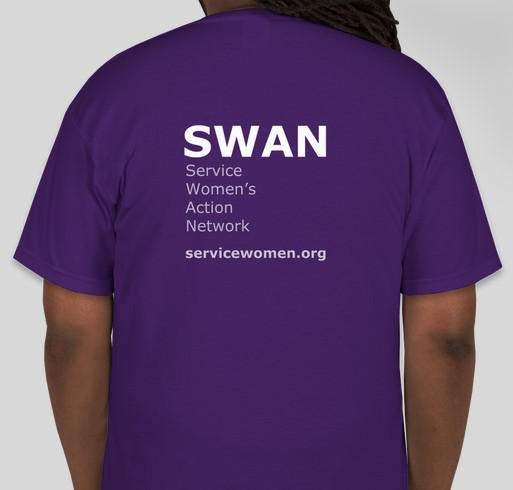 Women's Commission Supporting Women Veterans Fundraiser - unisex shirt design - back