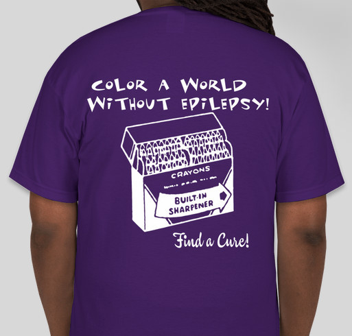 T-shirts for Epilepsy Research Fundraiser - unisex shirt design - back