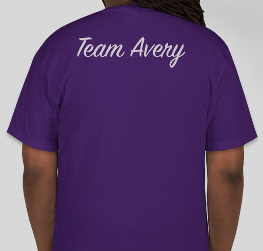 Love for Avery Fundraiser - unisex shirt design - back