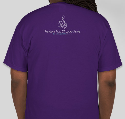 #O2RALL - Be a Link in the Chain Fundraiser - unisex shirt design - back