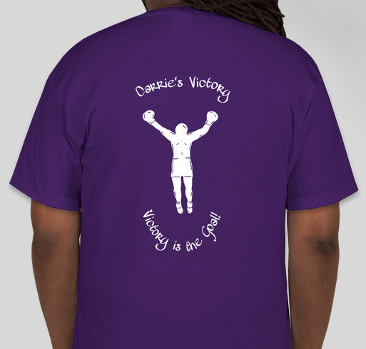 Carrie's Cancer Victory Fundraiser - unisex shirt design - back
