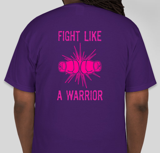 Need funds to help Breast cancer patient Fundraiser - unisex shirt design - back