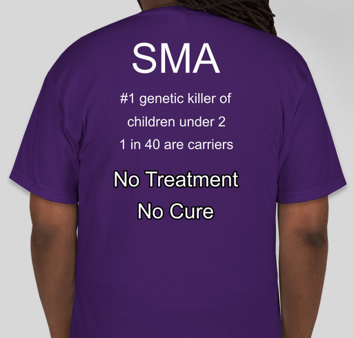 SMA LOVE Fundraiser - unisex shirt design - back