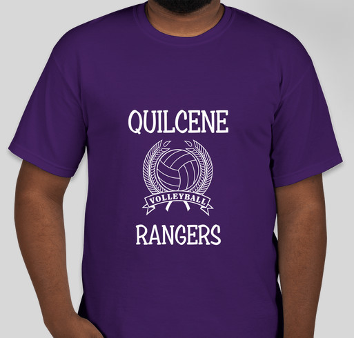 Quilcene School Volleyball Fundraiser - unisex shirt design - front