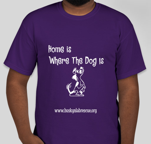 Huskyn Lab Rescue Fundraiser For Rescued Dogs and Puppies Fundraiser - unisex shirt design - front