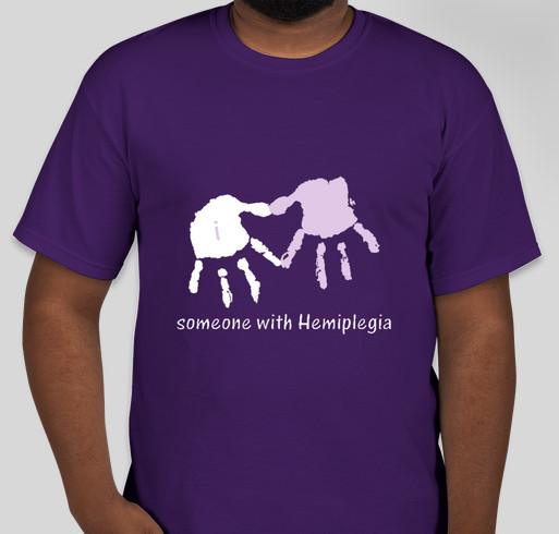 I *heart* someone with Hemiplegia (Left Hemi) Fundraiser - unisex shirt design - front
