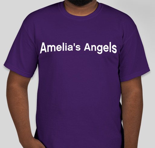 Amelia's Angels Great Strides 2014 Fundraiser - unisex shirt design - front