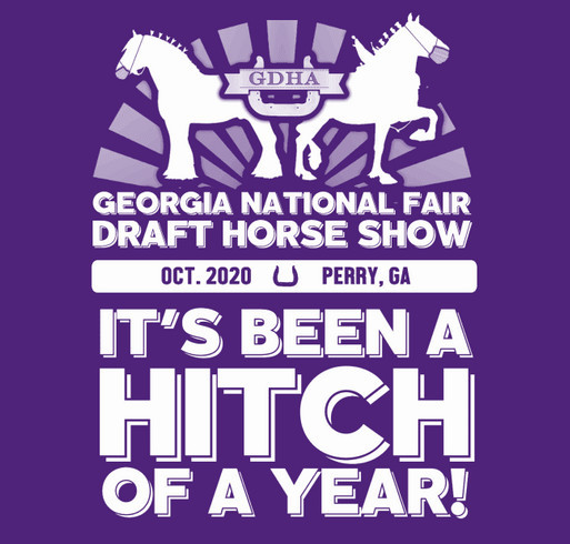 2020 Georgia National Draft Horse Show T-Shirt shirt design - zoomed