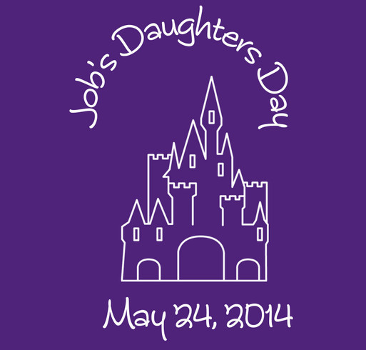 California Job's Daughters and Direct Relief shirt design - zoomed