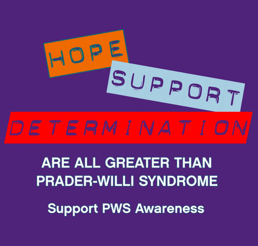 PWS T-Shirt for Awareness Month! shirt design - zoomed