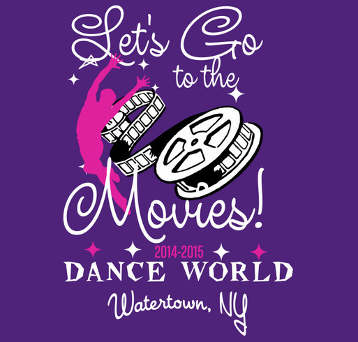 Dance World Studio Fundraiser-Parent Shirt shirt design - zoomed