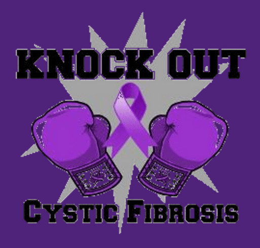 Knock Out CF: Let's Find a Cure! shirt design - zoomed