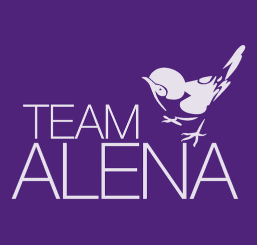 Team Alena shirt design - zoomed