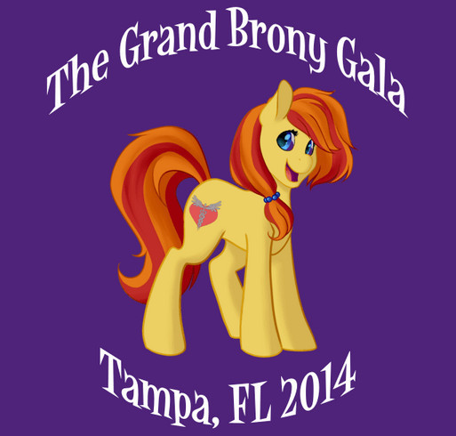 Grand Brony Gala shirt design - zoomed
